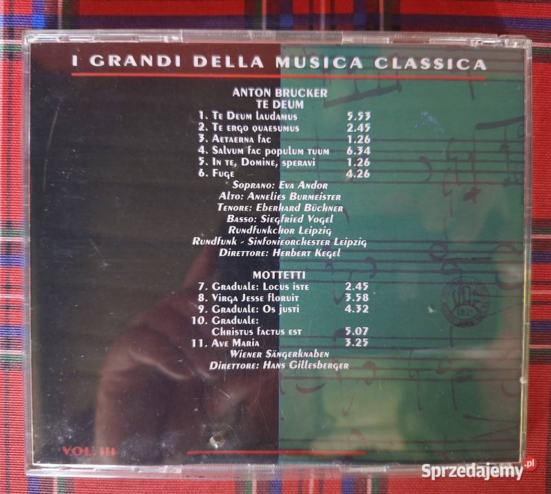 I Grandi Della Musica Classica La Fine Del 2 płyty Kraków