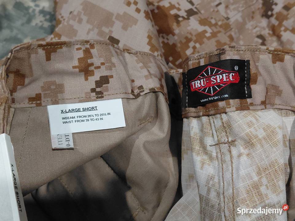Spodnie ACU Truspec digital desert XLS sprzedam