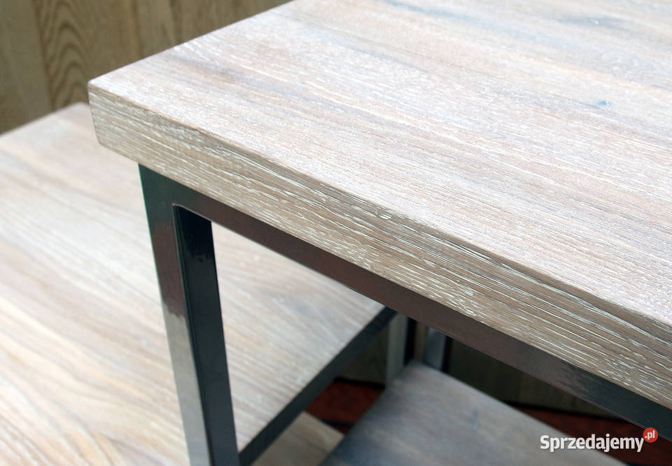 Regał półka dąb bielony zestaw Radomsko