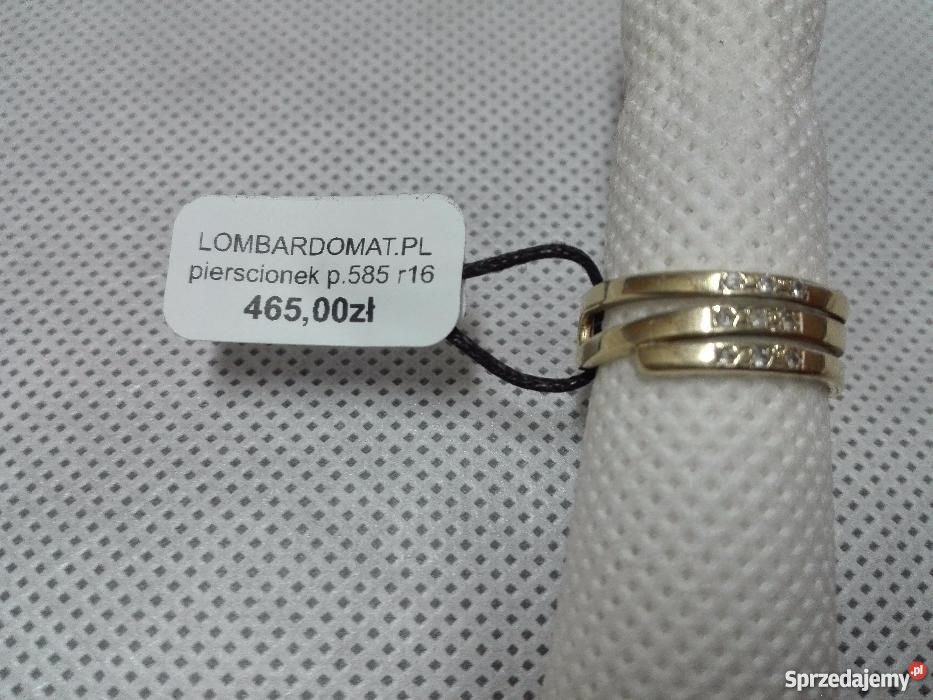 LOMBARDOMAT Pierścionek złoty p 585 358g r16 warmińsko-mazurskie Giżycko