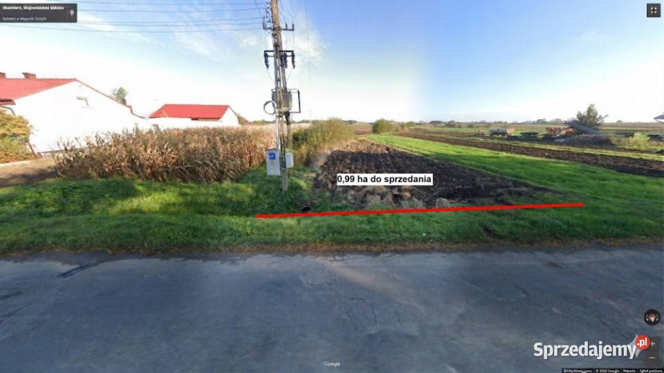 Inwestycja 099 ha Skalmierz PKP Bez statusu