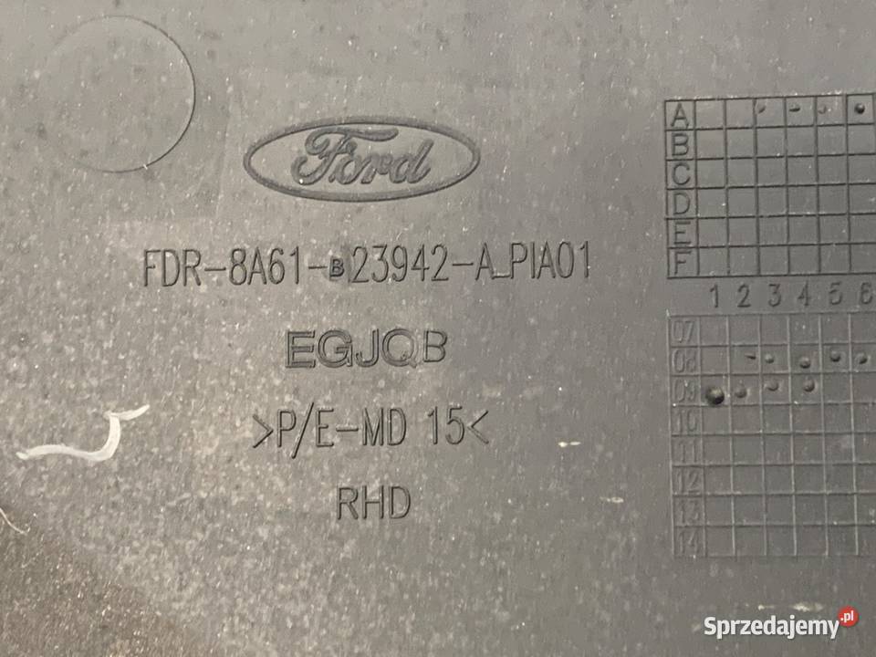 BOCZEK DRZWI PRAWY PRZÓD FORD FIESTA MK7