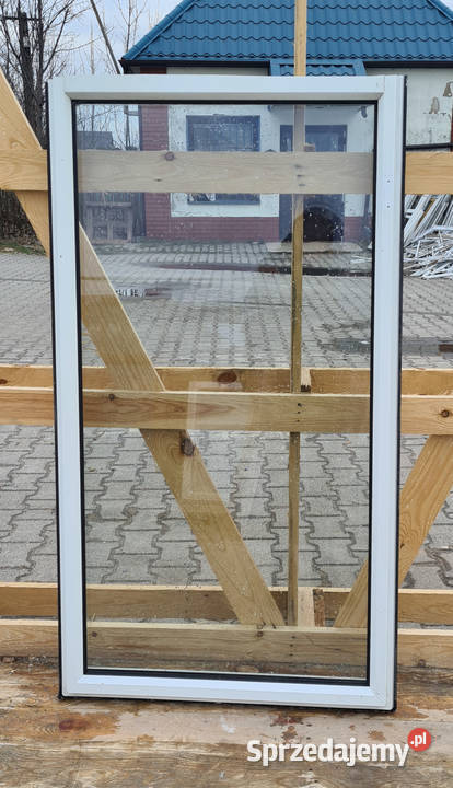 OKNO KacprzaK 75x128 FIX OKNA Używane Witryna mazowieckie