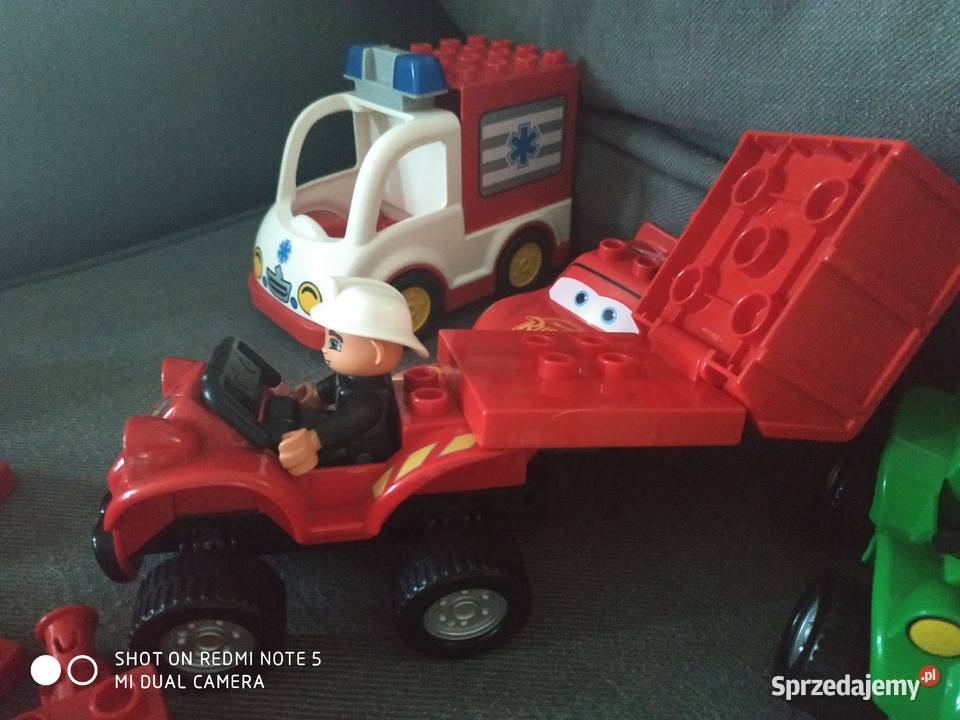 LEGO Duplo zestaw pociąg koparka traktor zygzak