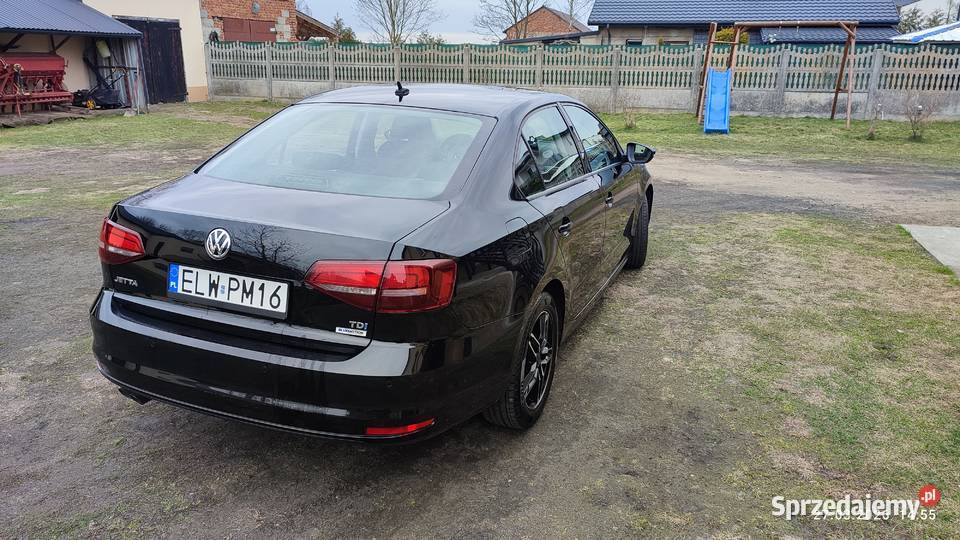 Volkswagen Jetta 2016 20TDI 110 z polskiego czarny Nowy Redzeń