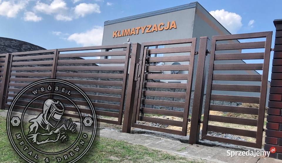Brama przesuwna wjazdowa ocynkowana Kostrzyn