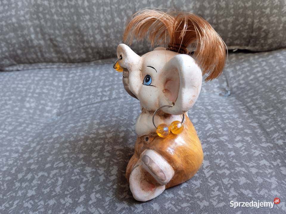 2 dekoracyjne małe słoniki Mielno