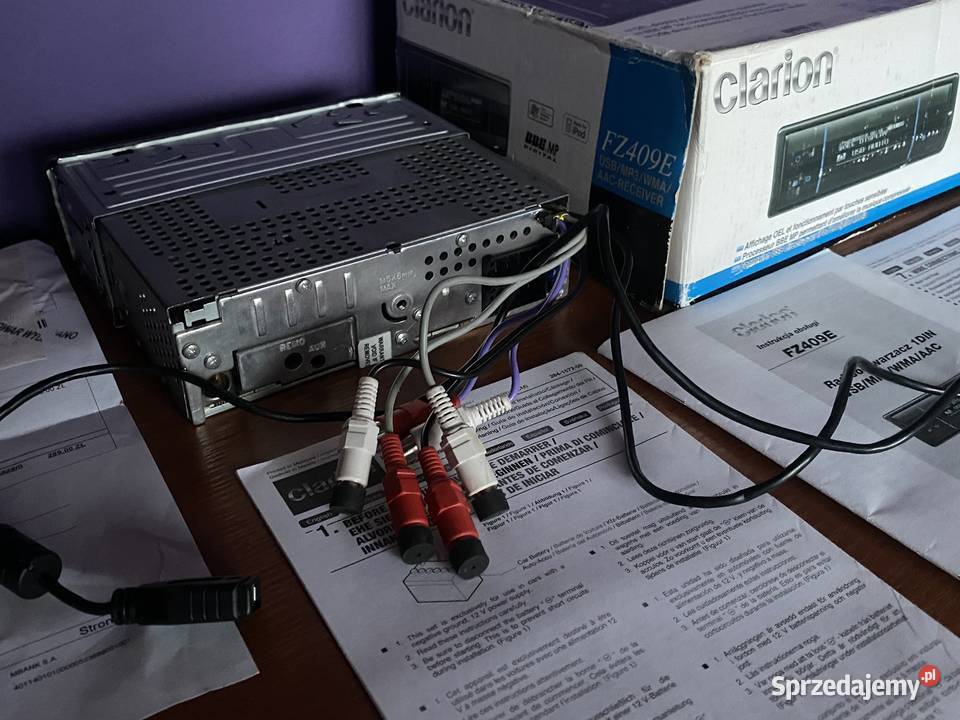 Clarion FX409E I komplet I Opakowanie I USB I MP3 Kępno