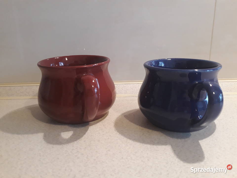 dwa kubeczki kubki kubek kolory na herbatę na inny kolor Gdańsk