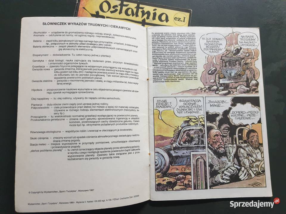 Ostatnia Przystań cz1 i 2 komplet wydanie 2 1989 Gdynia