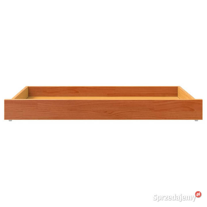 Szuflady pod łóżko 2 woskowy brąz lite drewno sprzedam