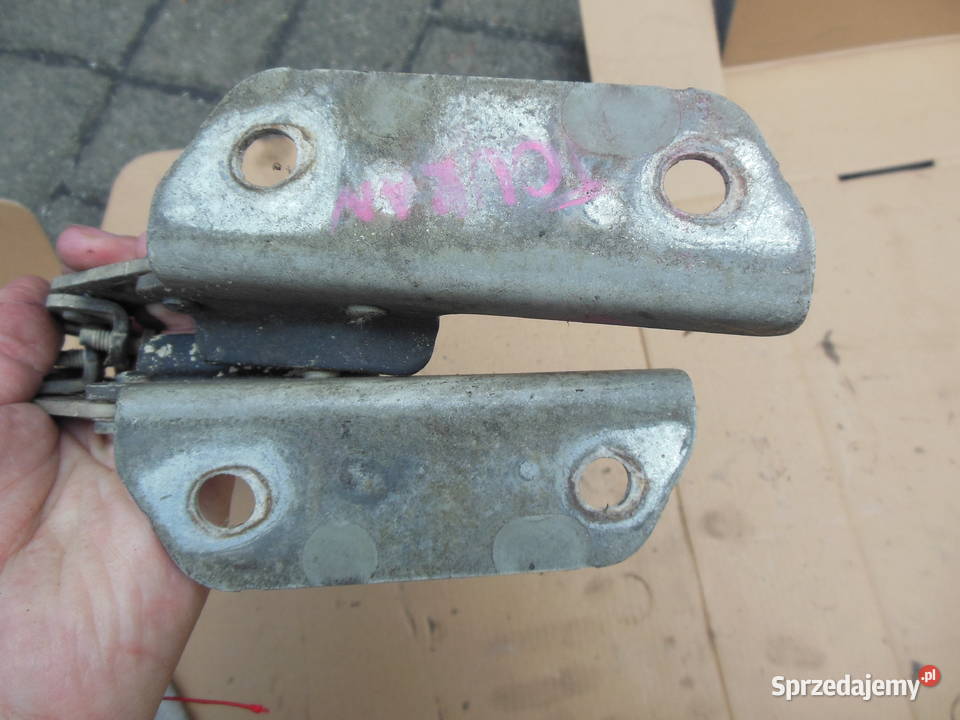 VW TOURAN I ZAWIASY MASKI KOMPLET 1T0823301B Kozy