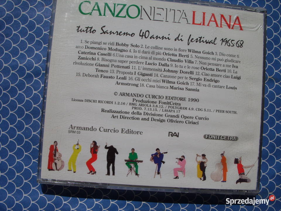 skladanka CD CANZONE ITALIANA 2 CD 19581969R Wołów sprzedam