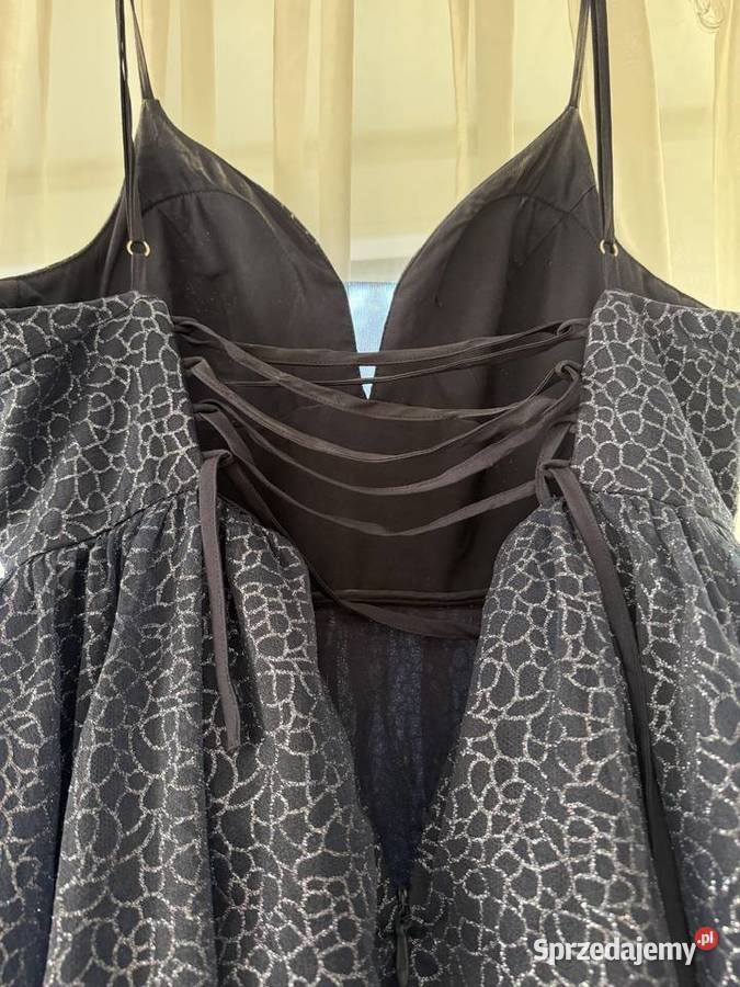 Sukienka wieczorowa granatowa sprzedam