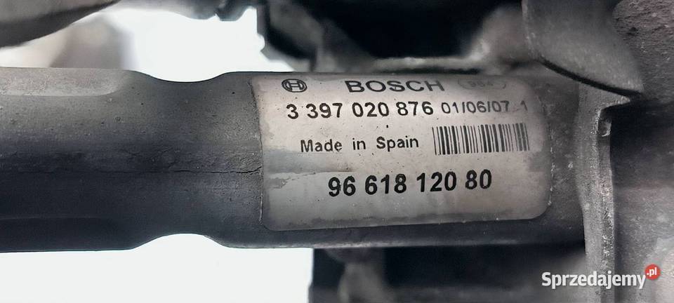 MECHANIZM WYCIERACZEK TYŁ PEUGEOT 407 9661812080 osobowe Lipno