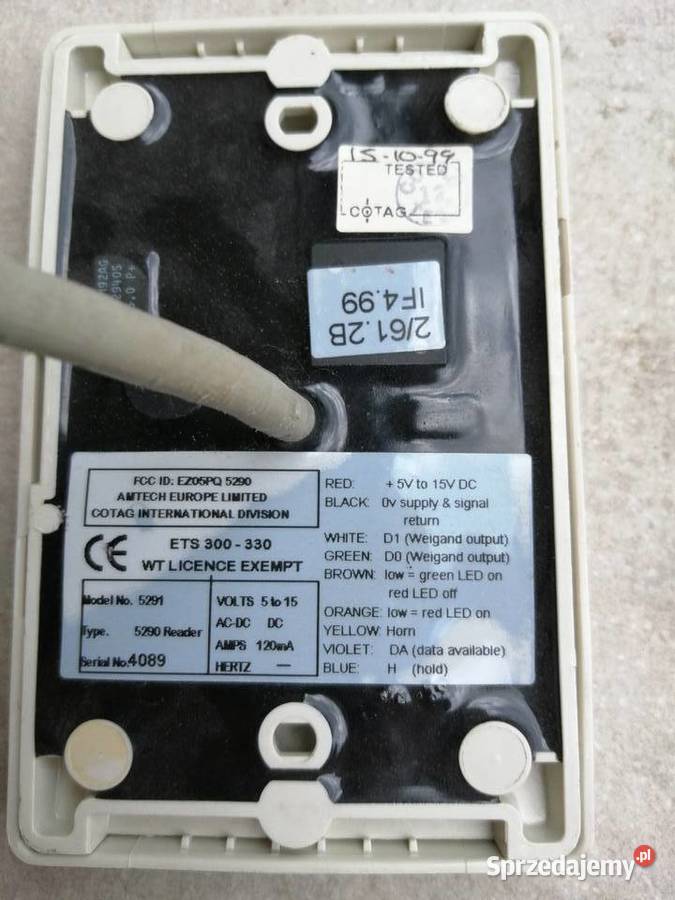 Cotag brelok RFID EZ05PQ 5290 mazowieckie Warszawa