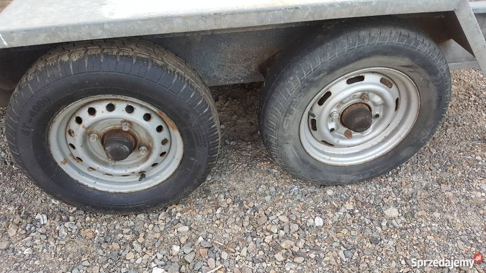 Przyczepa Indespension 27t angielska b solidna f lubelskie Lubartów