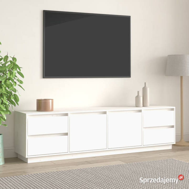 Szafka pod telewizor biała 176x37x475 lite Warszawa