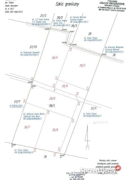 działki morzem Junoszyno