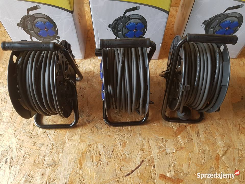 Przedłużacz Bębnowy 15M Ip44 Z 4 Gniazdami Elektryczne Głogowa sprzedam