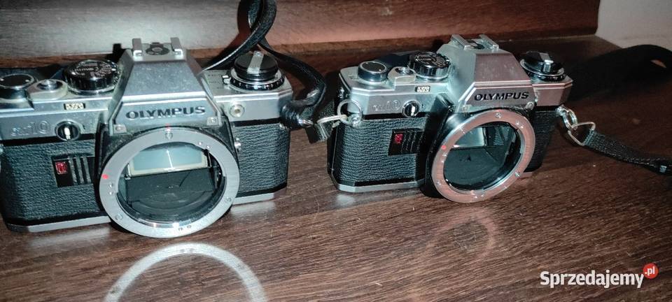 2x Aparat Olympus om 10 obiektywy torba śląskie