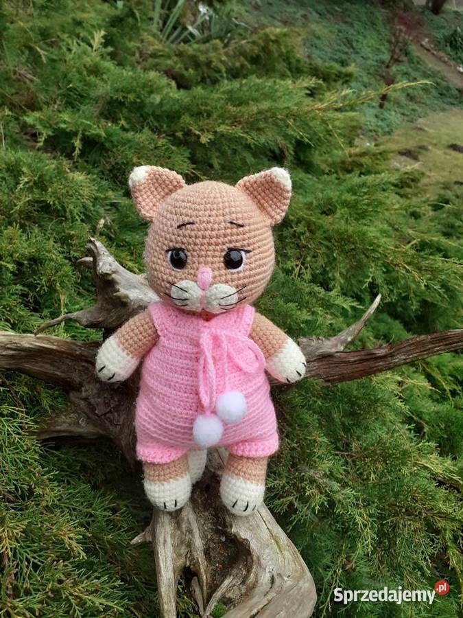 Kot na szydełku Dla Dziecka Nakło nad Notecią sprzedam