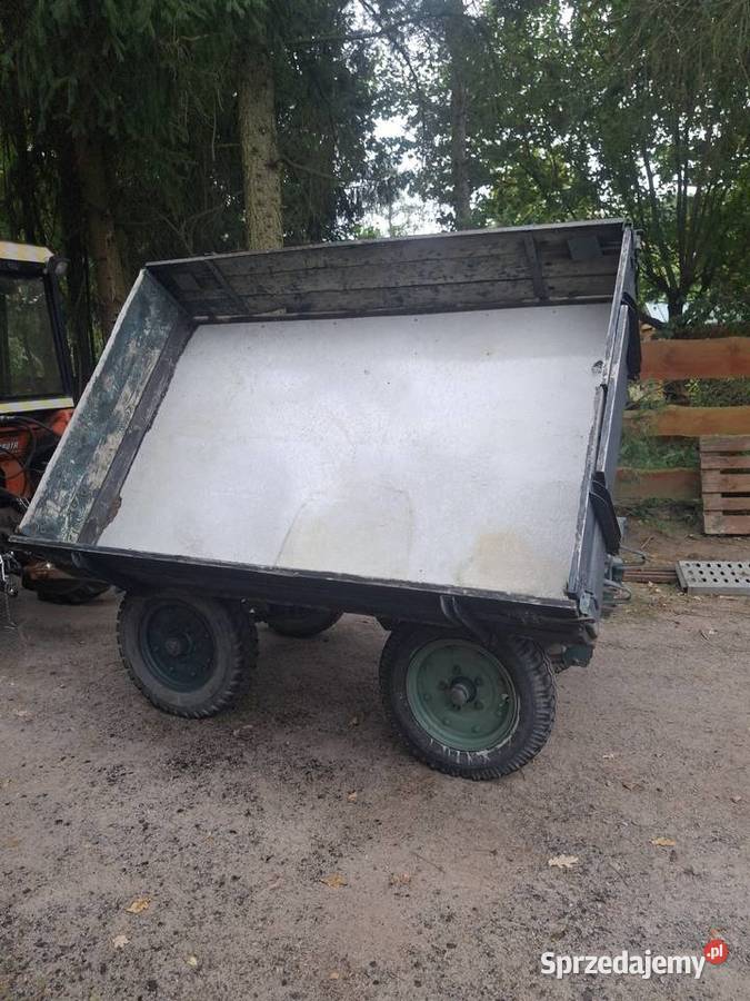Przyczepka Multicar minitraktorek 3stronny kiper lubuskie Krosno Odrzańskie sprzedam