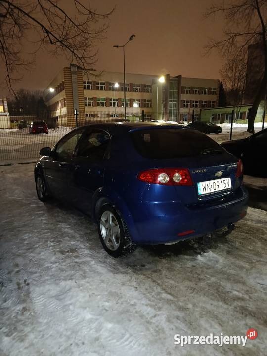 Chevrolet Lacetti 16Benzyna Gaz 2006 w SUPERStan światła do jazdy dziennej Warszawa