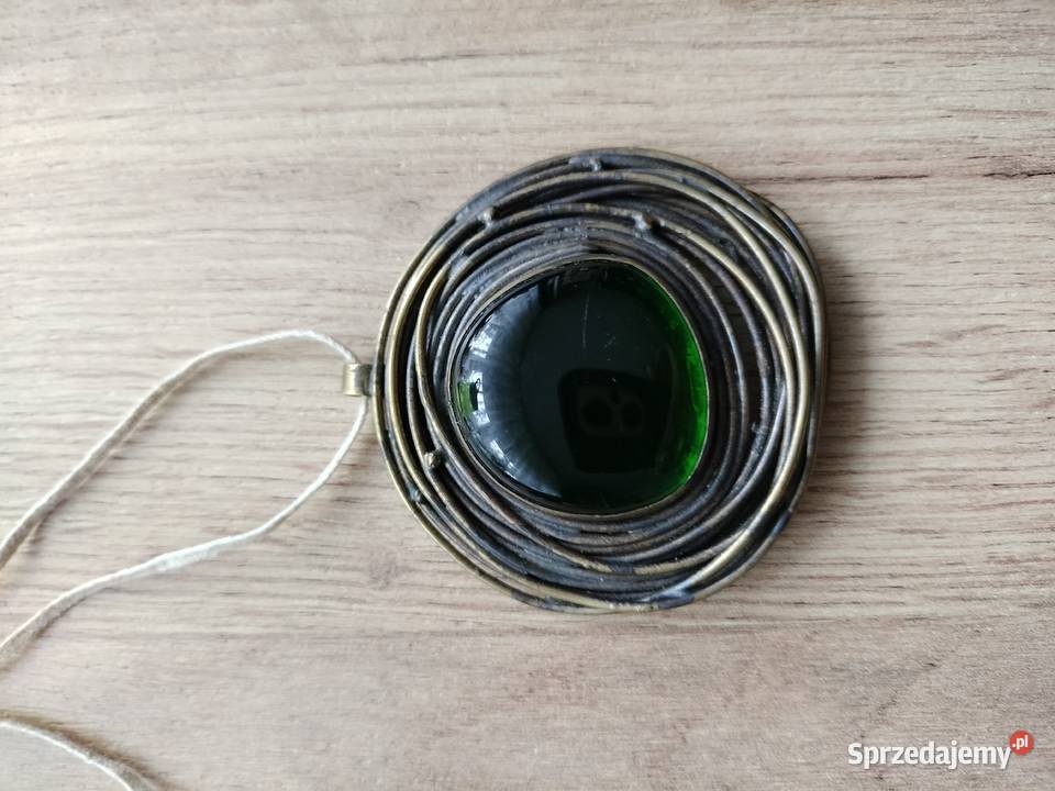 Piękny miedziany wisior zawieszka prl sprzedam