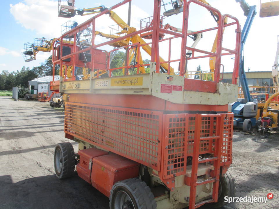 Podnośnik nożycowy zwyżka 14 m JLG 4069LE Dźwigi, podnośniki Pleszew sprzedam