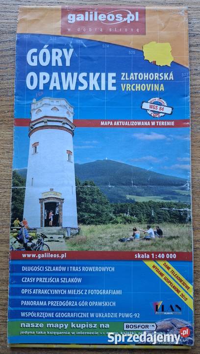 Góry Opawskie Zlatohorska Vrchovina galileos 140 ISBN 9788361829942 małopolskie Kraków sprzedam
