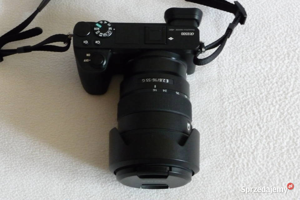 Sony Alpha A6500 dwa obiektywy
