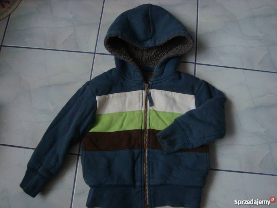 Bluza dziecięca z kapturem wkładana głowę