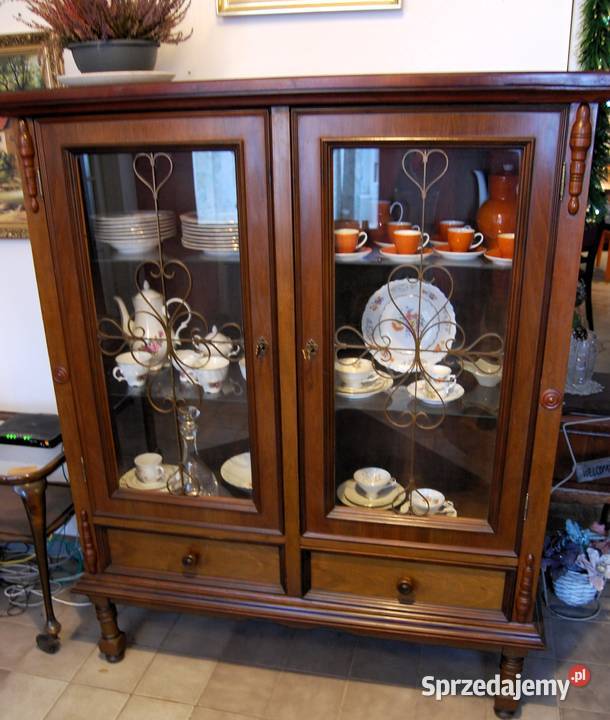 Stylowa witryna biblioteczka Lublin