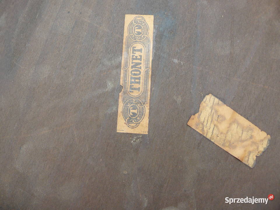 Stary fotelkrzesło Thonet sygnowany Nowy Sącz