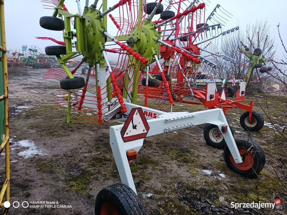 Zgrabiarka Claas liner 1550 twin kuhnn krone Zgrabiarki i przetrząsacze Kiwity