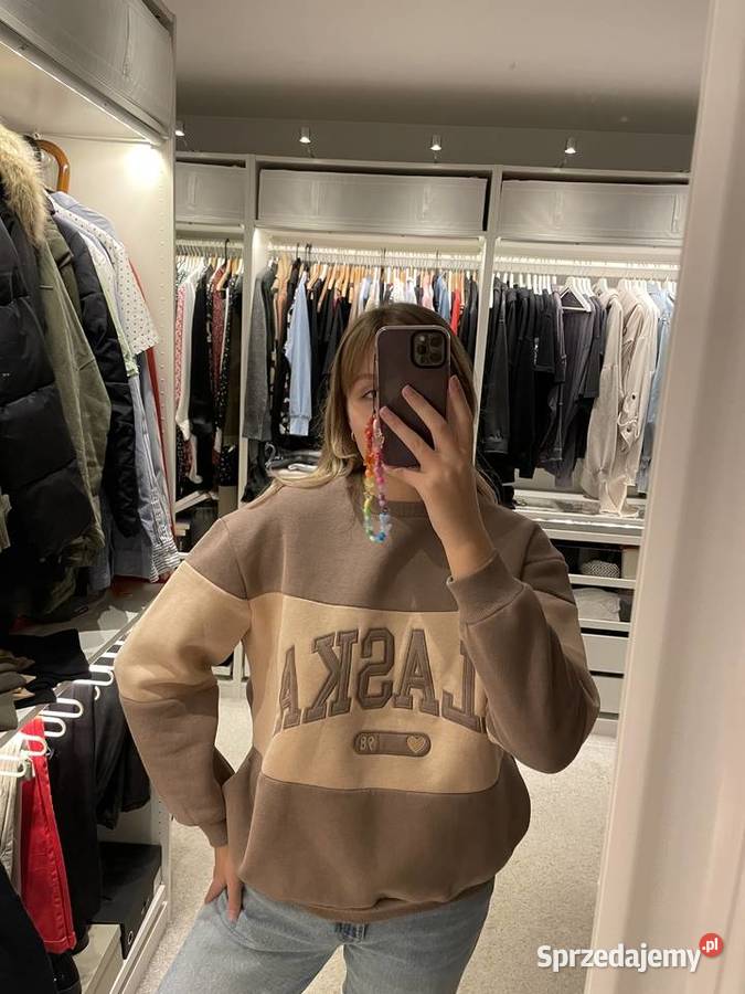 Bluza oversize Alaska 98 styl amerykański high Bluzki i koszule mazowieckie