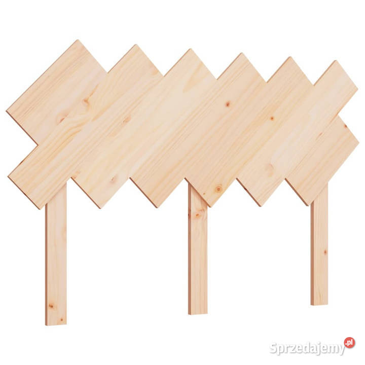Wezgłowie łóżka 1225x3x805 lite drewno sosnowe mazowieckie