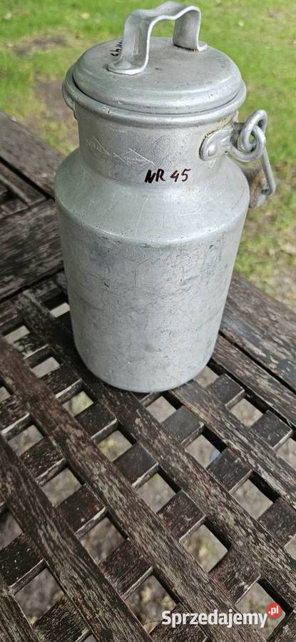 OryginałPiękna aluminiowa kanka z pokrywką z Czajniki zachodniopomorskie Barlinek