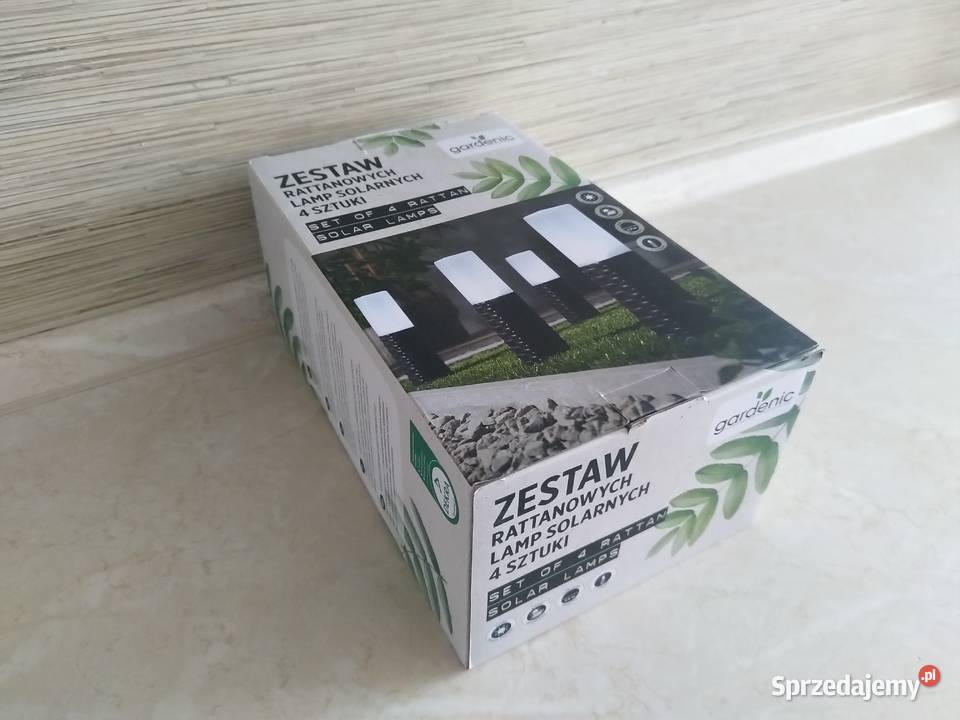NAJTANIEJ Lampki Solarne Ratanowe Lampy Rattan 4 śląskie Zabrze sprzedam