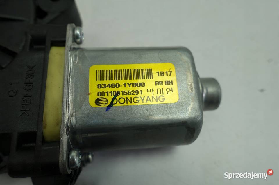 Kia Picanto II PODNOŚNIK TYLNEJ SZYBY prawy tył