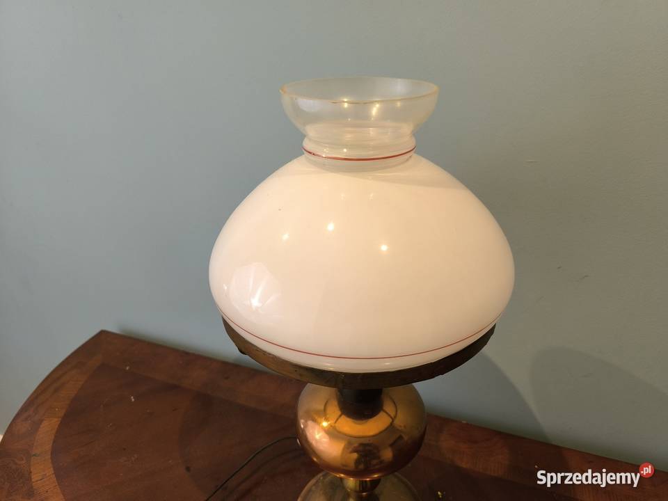 Piękna unikalna mosiężna lampa Łódź sprzedam