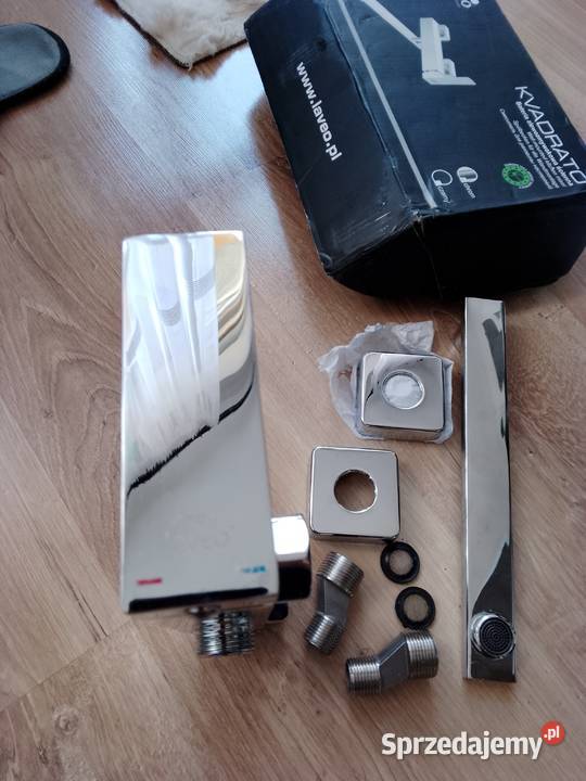 Bateria Zlewozmywakowa Ścienna Chrom KVADRATO sprzedam