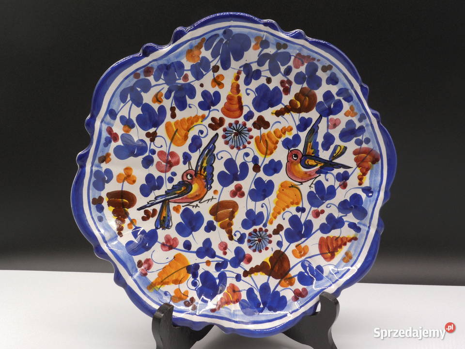 Patera ceramiczna Deruta Włochy wielkopolskie Raszków