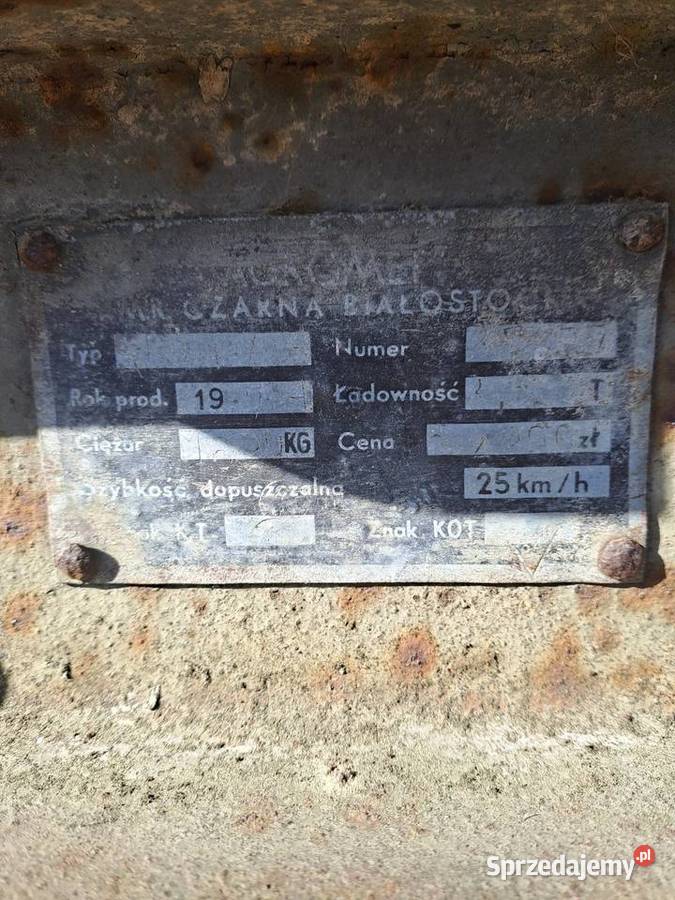 Rozrzutnik obornika Czarna Białostocka lubelskie Chłaniówek