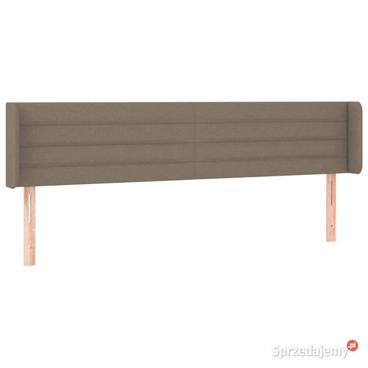 Zagłówek do łóżka z LED taupe 203x16x7888 mazowieckie Warszawa