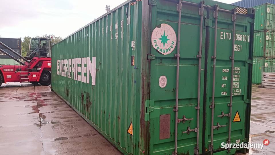 Kontener morski używany 40 HC 12 metrowy Mława