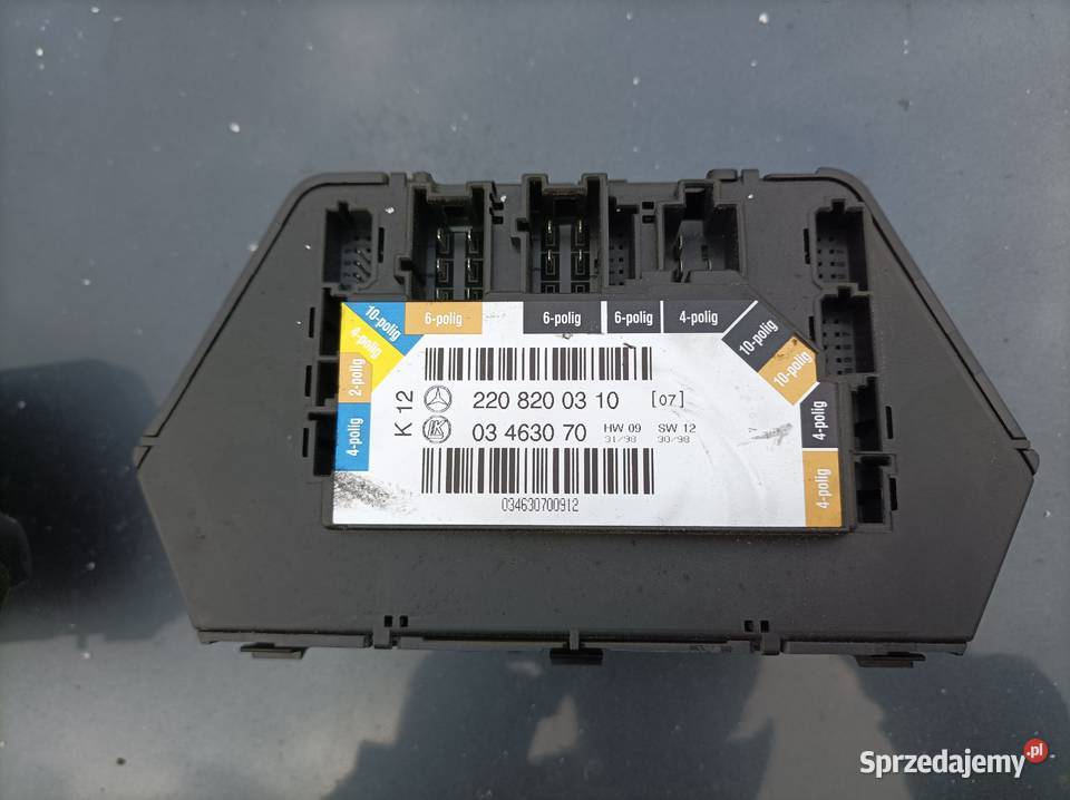 Panel sterowania elektryczne fotele pamięć