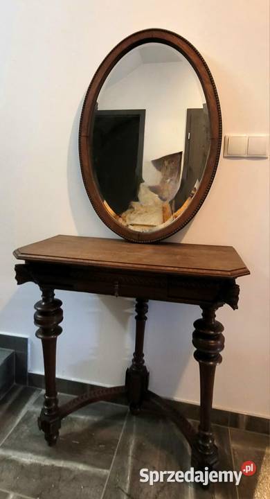 DREWNIANA KONSOLA opolskie Nysa