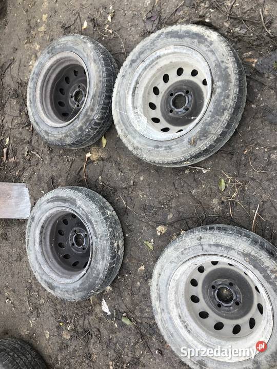 Sprzedam felgi 13 z oponami Średnica 13" Kępie Zaleszańskie